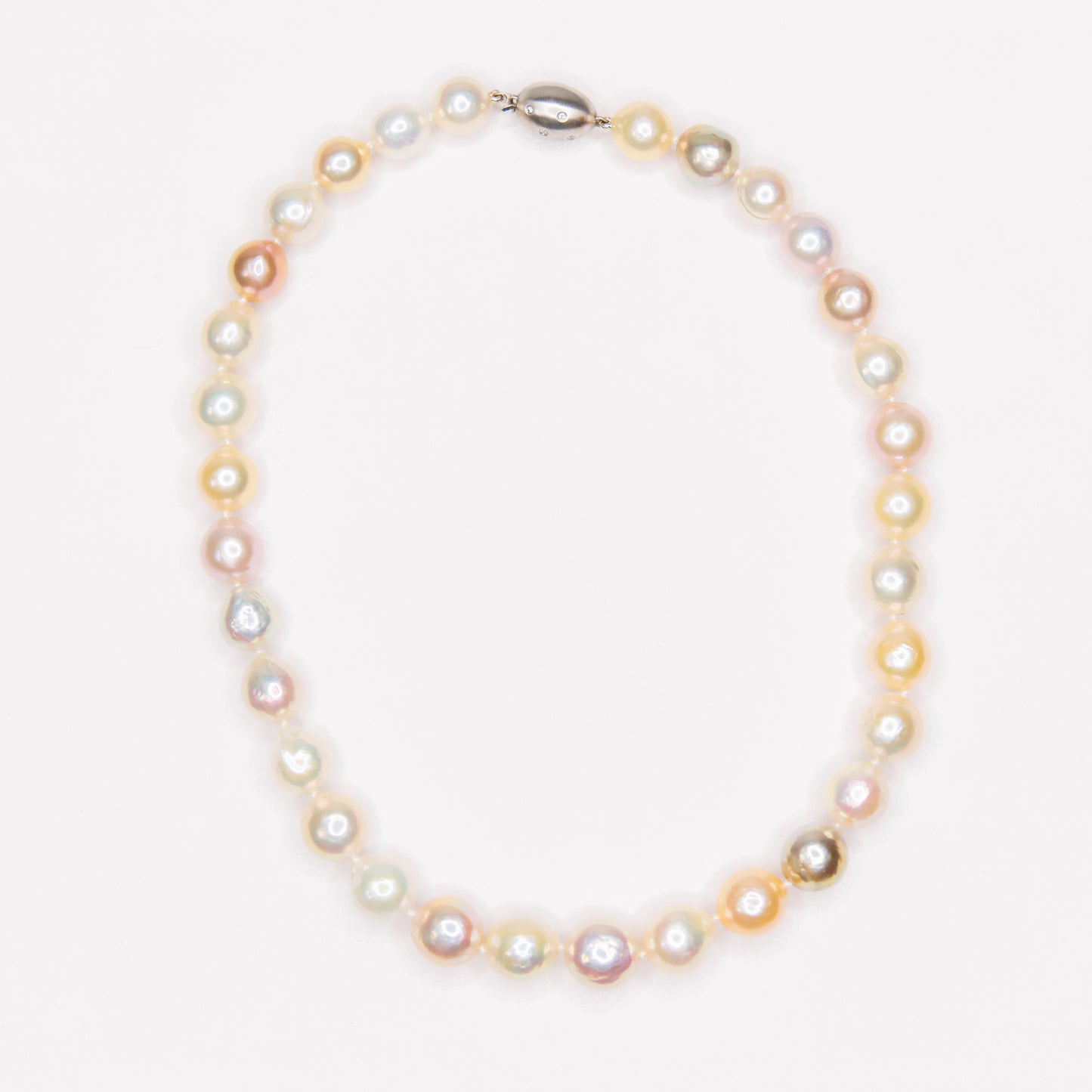 Cultured Freshwater Multi-Color Baroque Pearl Choker